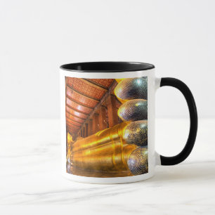 Mug Bouddha géant couché à l'intérieur du temple, Wat 