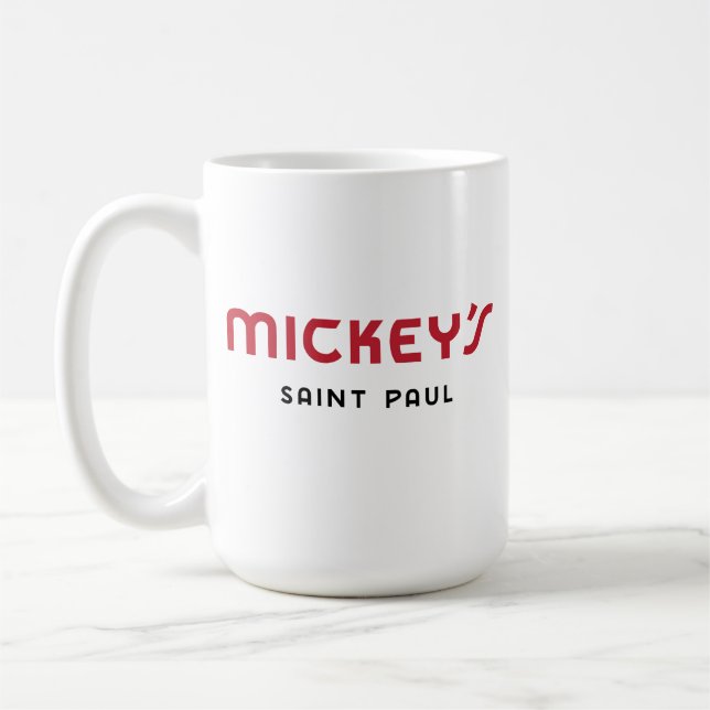 Mug Boue À Diner Toute La Journée (Grande) (Gauche)