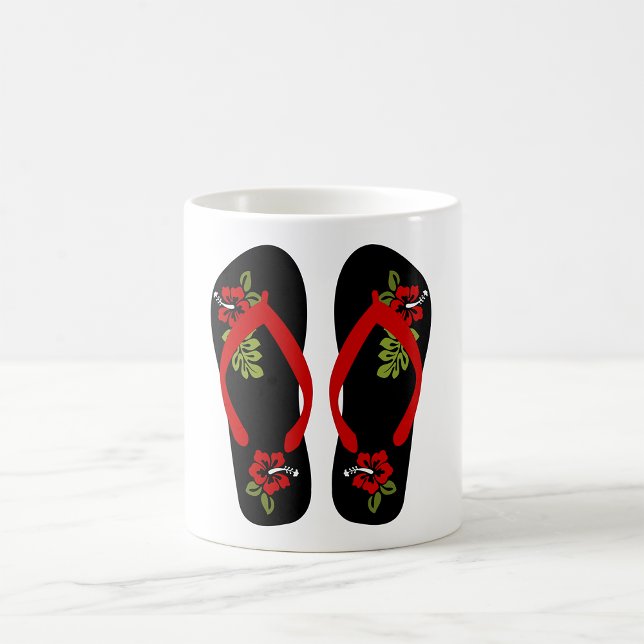 Mug Boue à tongs florales (Créateur téléchargé)