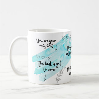 Mug Boue bleue de la positivité