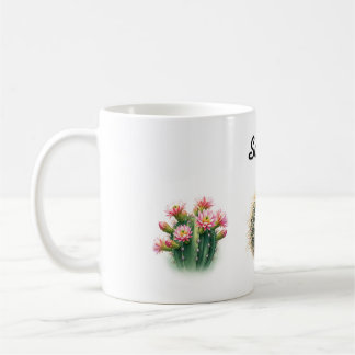 Mug Boue d'aquarelle de Cactus