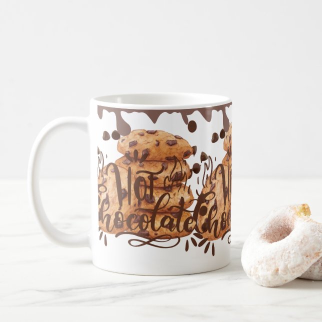 Mug Boue de café au chocolat (Avec donut)