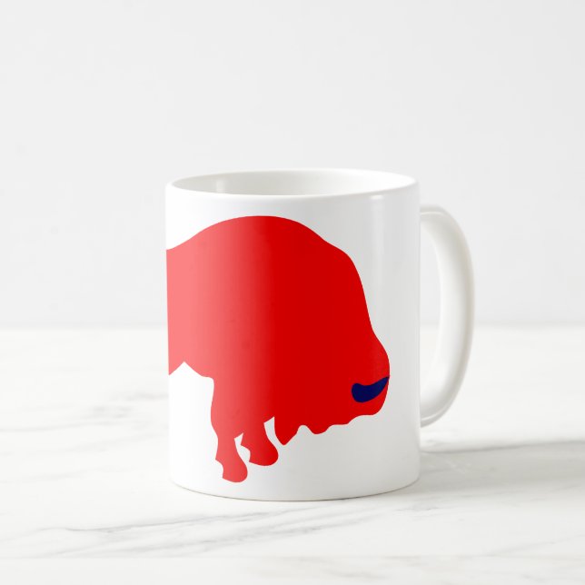 Mug Boue de café blanc Red Bull (Devant droit)