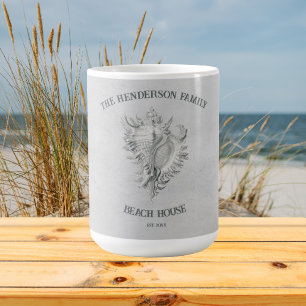 Mug Boue de café conch gris