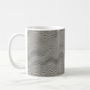 Mug Boue de café minimaliste Waves