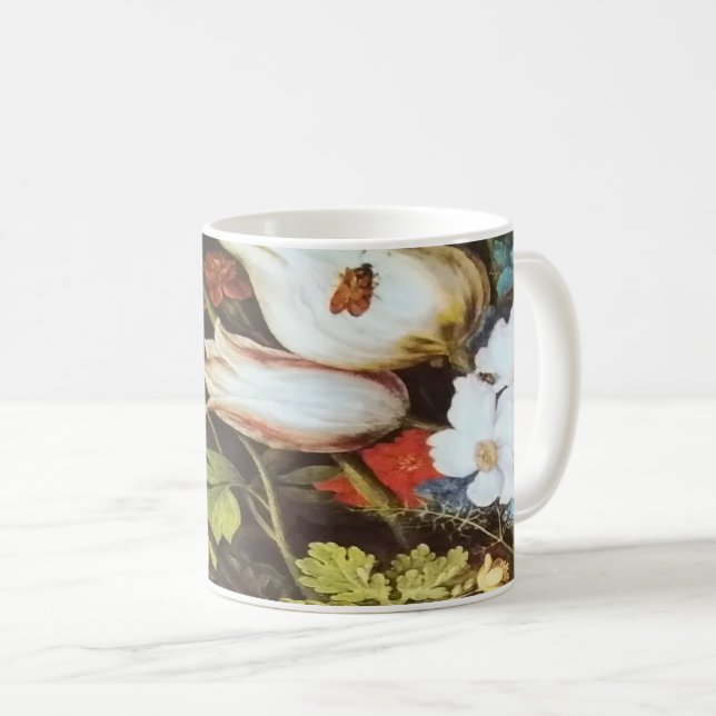 Mug boue de fleur marguerite (Devant droit)