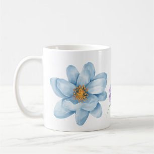 Mug Boue de fleurs d'aquarelle