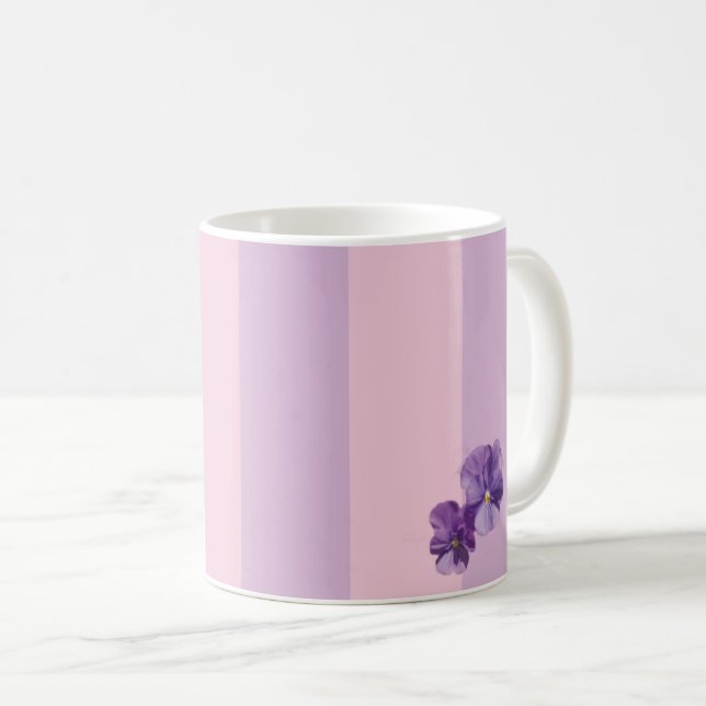 Mug Boue de fleurs de Heartsease (Devant droit)