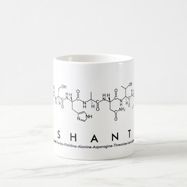 Mug Boue de nom de peptide Ashanti (Centre)
