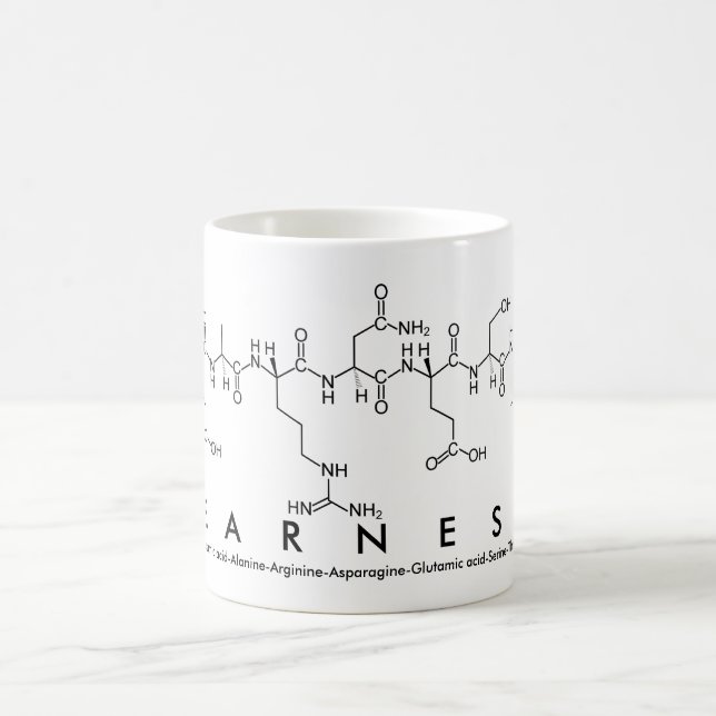 Mug Boue de nom de peptide d'Earnest (Centre)