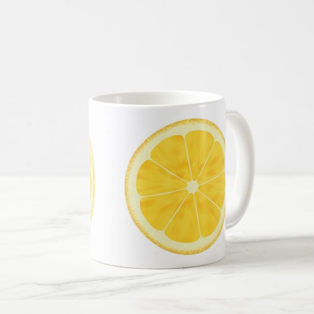 Mug Boue de thé - tranche de citron (Devant droit)