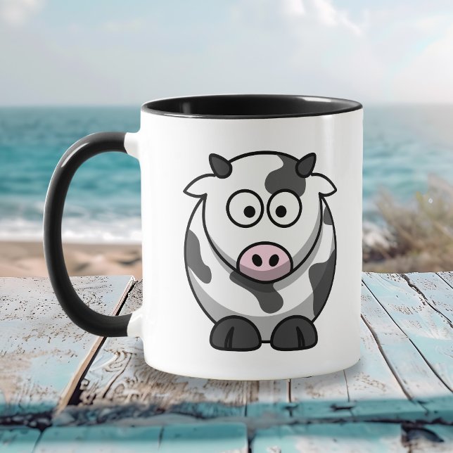 Mug Boue de vache mignonne (Cow Coffee Cup Cartoon Cute)