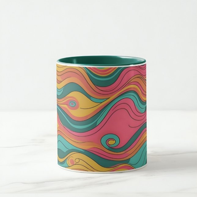 Mug Boue des vagues super (Créateur téléchargé)