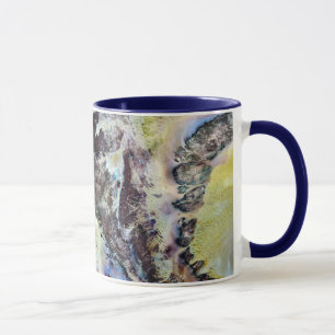 Mug Boue en céramique en toile d'aquarelle