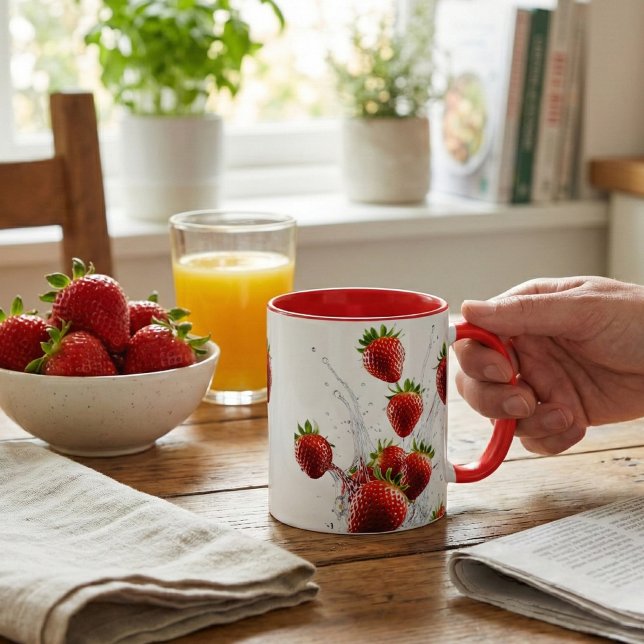 Mug Boue en céramique fraise (Créateur téléchargé)