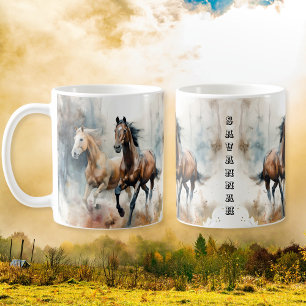 Mug Boue Western Wild Horse