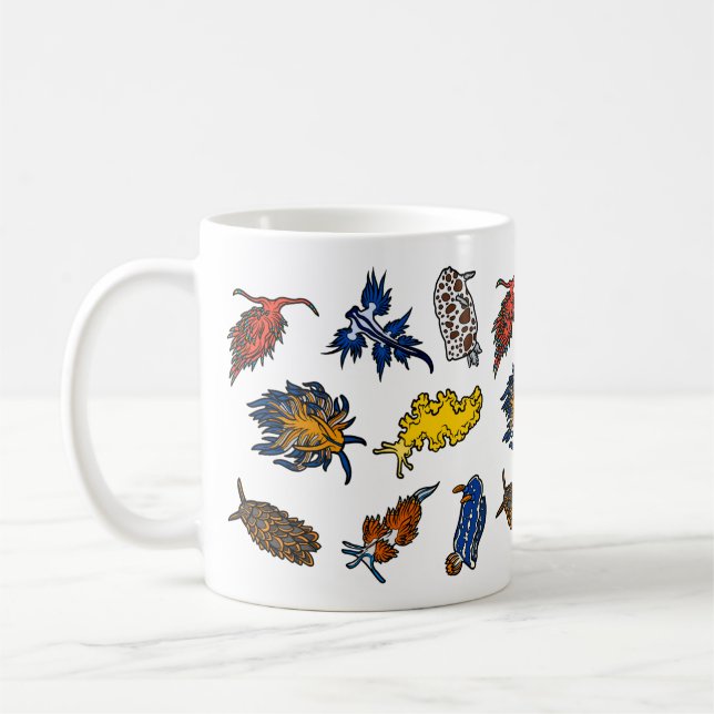 Mug Boues de mer Nudibranche (Gauche)
