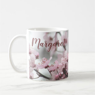 Mug Boug café cerise en fleur personnalisée