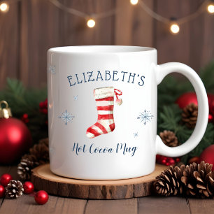 Mug Boug de cacao chaud de vacances pour garçon ou fil