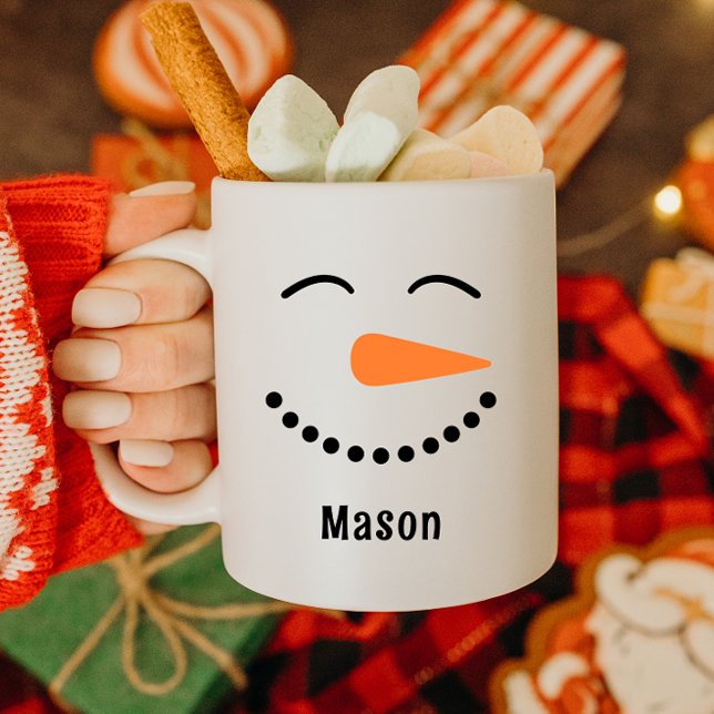 Mug Boug de cacao chaud Snowman pour enfants personnal (Créateur téléchargé)