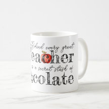 Boug de café au chocolat de l'enseignant
