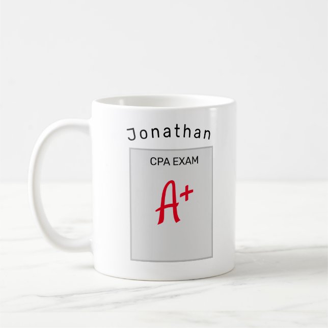 Mug Boug de café-cadeau CPA personnalisé (Gauche)