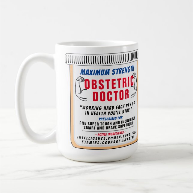 Mug Boug de café-cadeau obstétrique (Gauche)