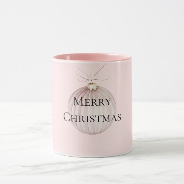 Mug Boug de café de Noël rose pâle (Centre)