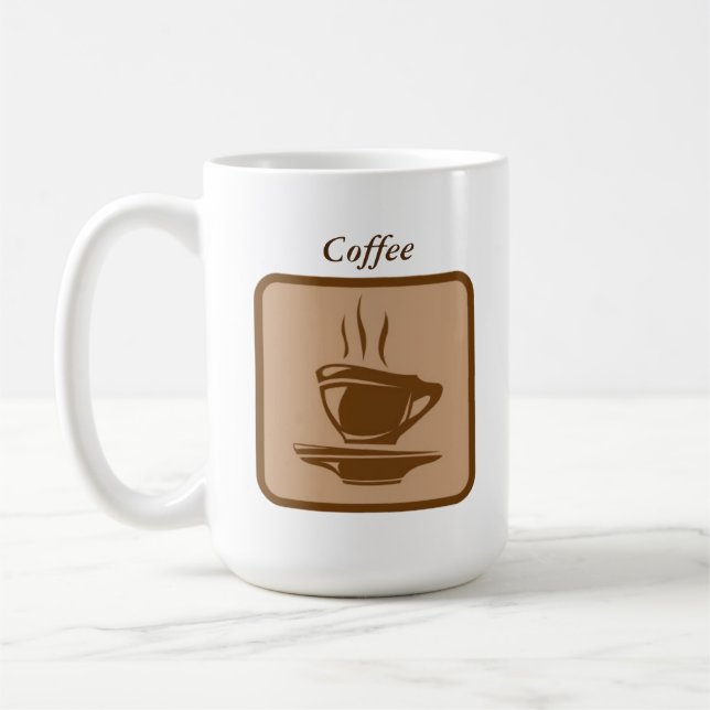 Mug Boug de café Premium personnalisé (Gauche)