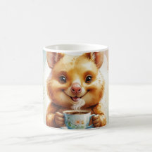 Boug de café Quokka - Vibes du matin mignonnes