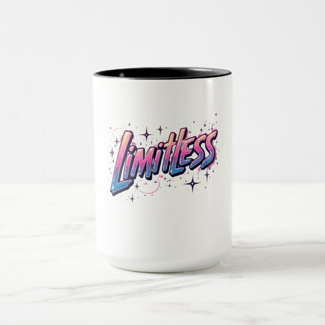 Mug Boug de café sans limite - Coupes de mots inspiran (Centre)