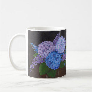 Mug Boug de café - Vase d'Hydrangeas