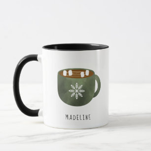 Mug Boug de café Whimssical Hot Cocacao Snowflake