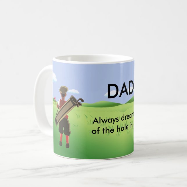 Mug Boug de Golfeur personnalisé (Devant gauche)