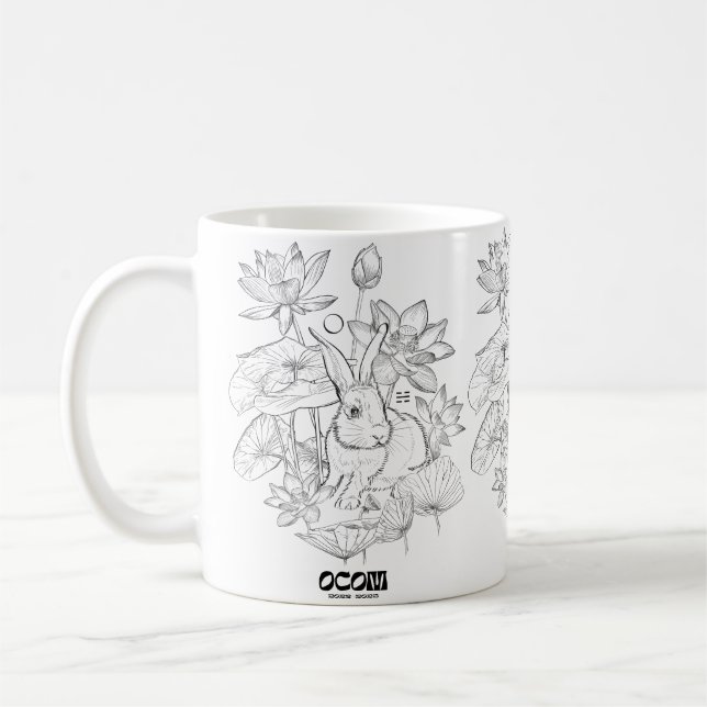 Mug Boug de lapin d'eau - Haley Bott Design (Gauche)