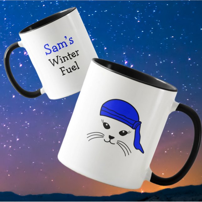 Mug Boug de motonneuse à petite chatte personnalisable (Créateur téléchargé)