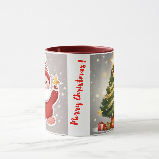 Mug Boug de Noël exclusif : Père Noël rouge, Étoile pé (Centre)