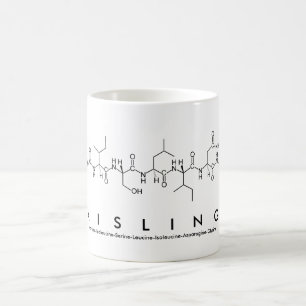 Mug Boug de nom du peptide d'islage