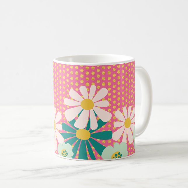 Mug Boug de printemps floral frais (Devant droit)