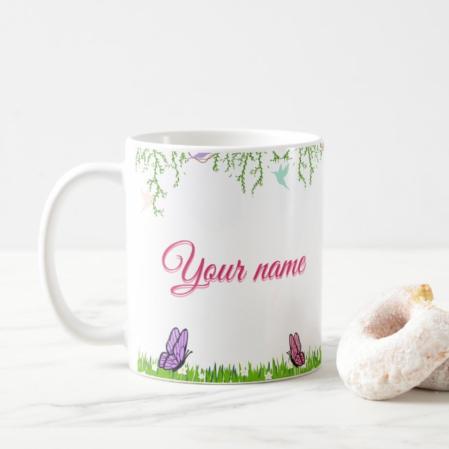 Mug Boug De Printemps - Où Les Fleurs Fleurissent, L'E (Avec donut)