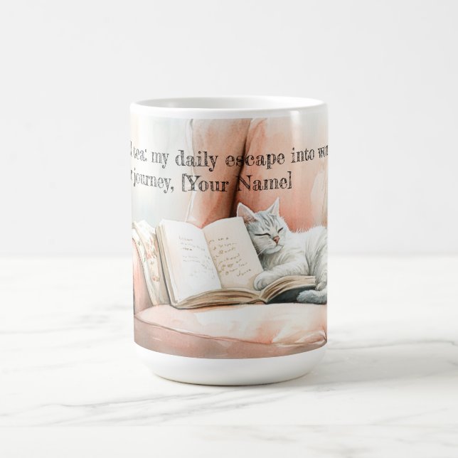 Mug Boug de redémarrage de l'aquarelle enchantant (Centre)