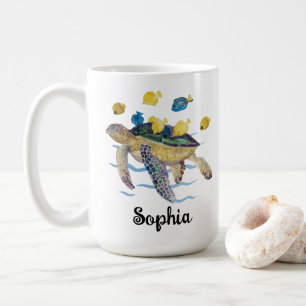 Mug Boug de tortue personnalisée, Cadeau d'amoureux de