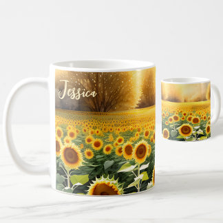 Mug Boug de tournesol personnalisé - Cadeau inspiré pa