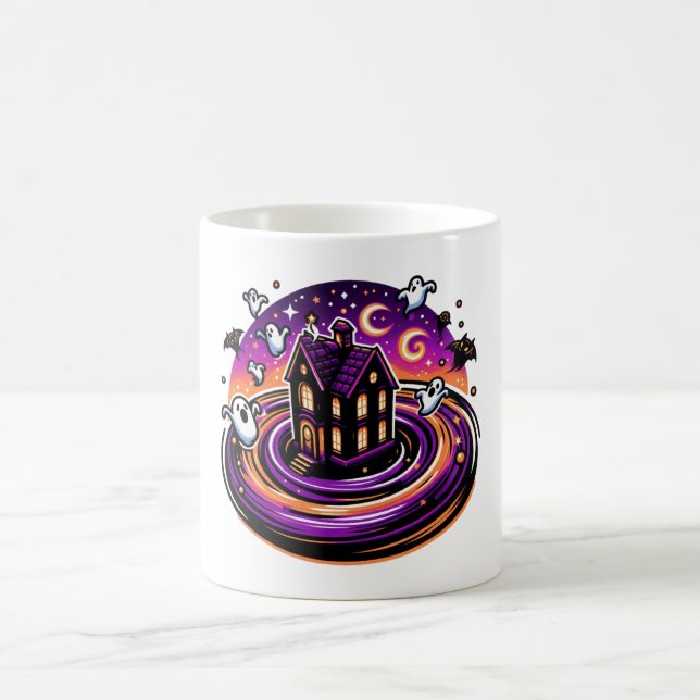 Mug Boug d'Halloween de la maison en effervescence - F (Centre)