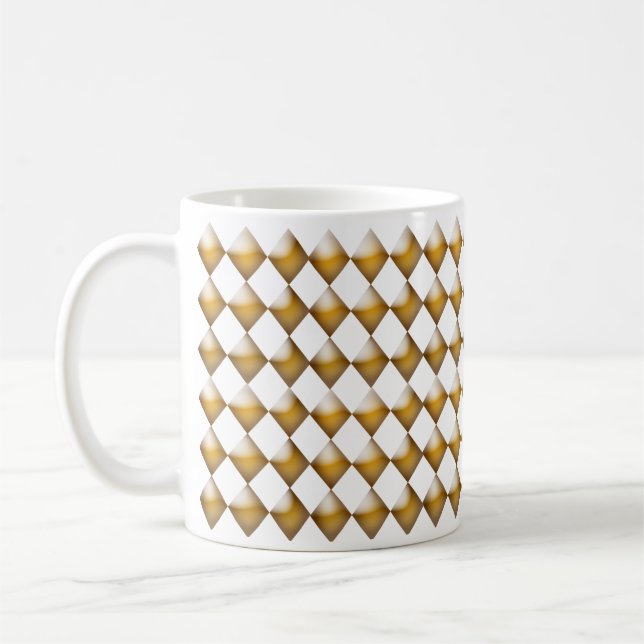 Mug Boug - Diamants 3d d'or (Gauche)