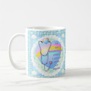 Mug Boug d'infirmière de coeur exceptionnel