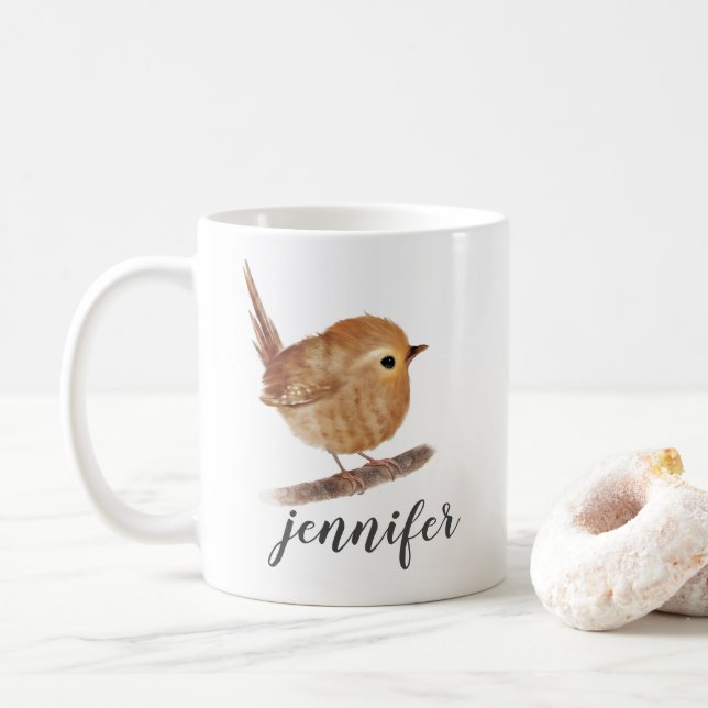 Mug Boug d'oiseaux ironique (Avec donut)