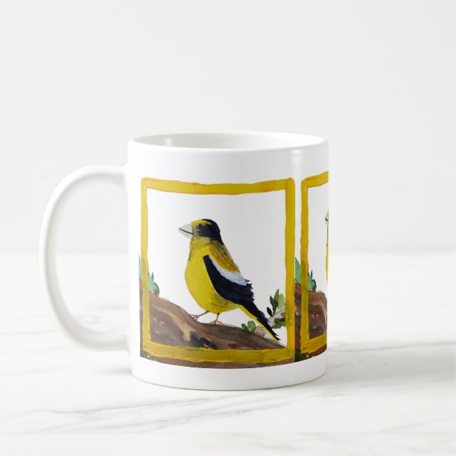 Mug Boug d'oiseaux jaunes (Gauche)