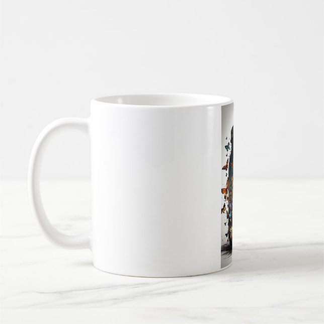 Mug Boug en céramique Bliss papillon" (Gauche)