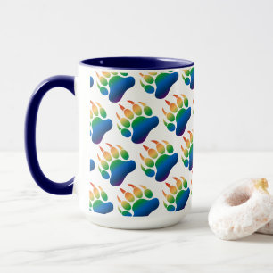Mug Boug en papier à écorce blanche à écorce d'ours de